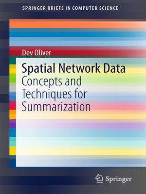 cover image of Spatial Network Data